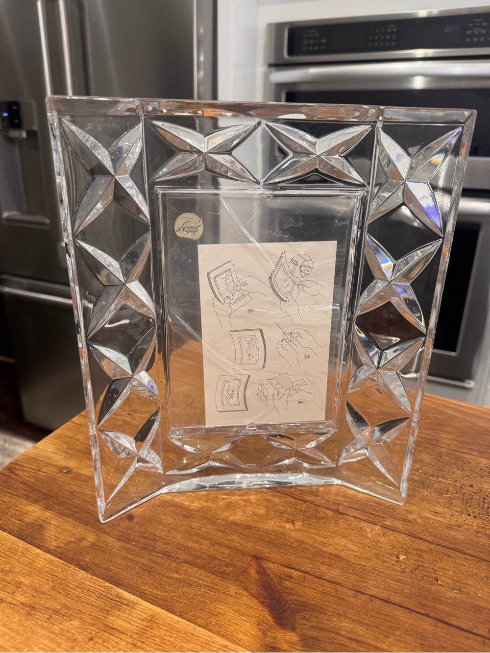 Cristal d’ Argues France Crystal Clear Decorative Picture Frame